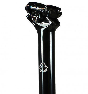 Velo Orange Grand Cru 27.2mm Alloy Seat Post ZERO SET BACK Black