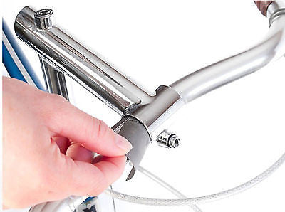 Velo Orange Handlebar Shim 25.4mm to 26.0mm dia. stainless steel - 45mm wide
