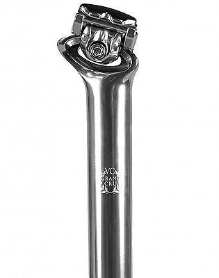 Velo Orange Grand Cru 27.2mm Alloy Seat Post ZERO SET BACK Silver