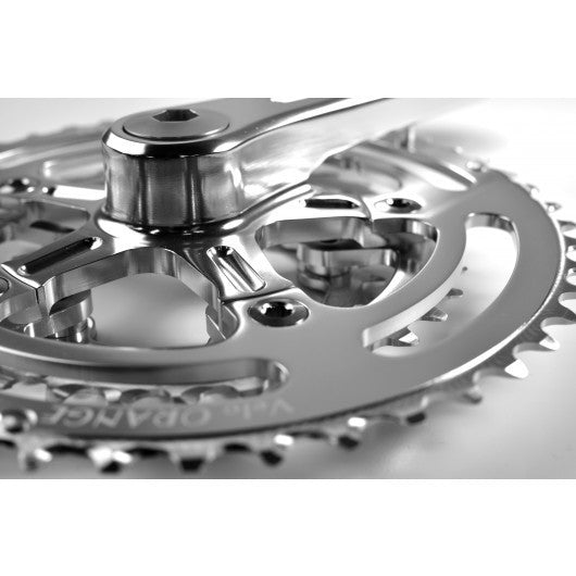 Velo Orange Grand Cru 110 Fluted Triple Crankset, 24x34x48t 170mm cranks