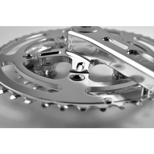 Velo Orange Grand Cru 110 Fluted Triple Crankset, 24x34x48t 170mm cranks