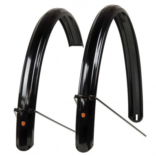 Velo Orange Zeppelin Black Alloy Mudguard set 650B x 52mm wide