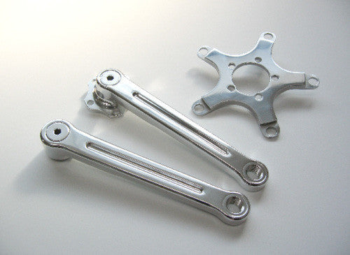 Sun Tour SunXCD Crank Arms 50.4 BCD/110/130 BCD - Stronglight 49D/TA Cyclotouriste
