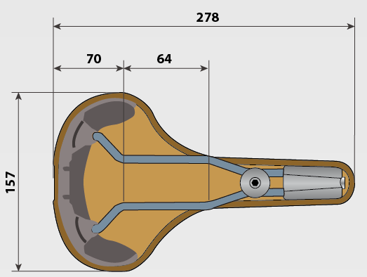 Gilles Berthoud Aspin Saddle - OPEN TOP